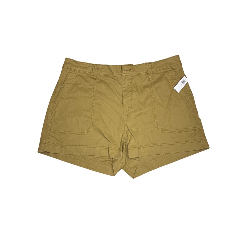 Old Navy High-Rise‎ OG Chino Shorts Pockets Casual Khaki Tan XL